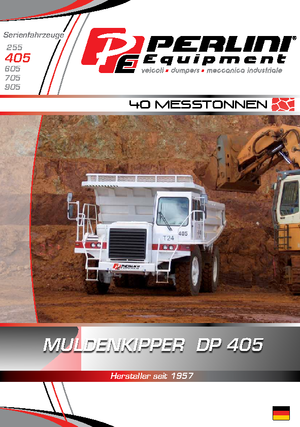 Rigid Dump Trucks Perlini DP 405 WD