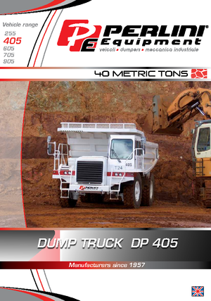 Rigid Dump Trucks Perlini DP 405 WD