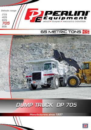 Rigid Dump Trucks Perlini DP 705 WD