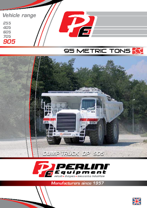 Rigid Dump Trucks Perlini DP 905 WD
