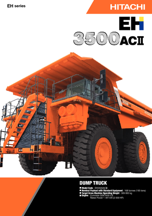 Rigid Dump Trucks Hitachi EH 3500