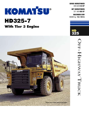 Rigid Dump Trucks Komatsu HD325-7