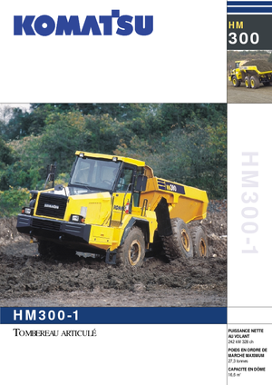 Articulated Dump Trucks Komatsu HM300-1