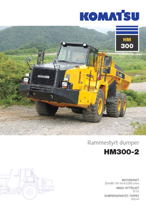 Articulated Dump Trucks Komatsu HM300-2