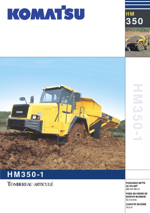 Articulated Dump Trucks Komatsu HM350-1