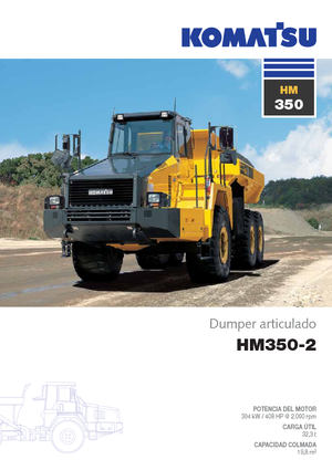 Articulated Dump Trucks Komatsu HM350-2