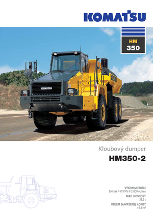Articulated Dump Trucks Komatsu HM350-2