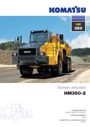 Articulated Dump Trucks Komatsu HM350-2