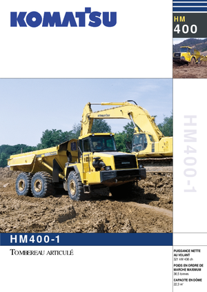 Articulated Dump Trucks Komatsu HM400-1