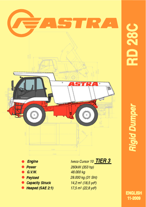 Rigid Dump Trucks Astra RD 28 C