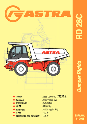 Rigid Dump Trucks Astra RD 28 C