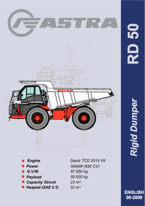 Rigid Dump Trucks Astra RD 50