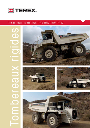 Rigid Dump Trucks Terex TR 100