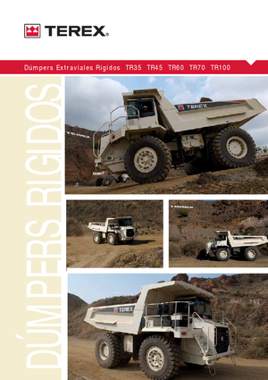 Rigid Dump Trucks Terex TR 35