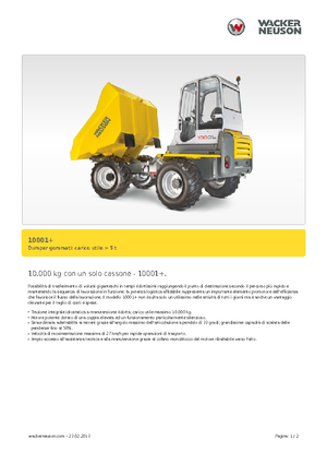 Wheel Dumpers Neuson 10001
