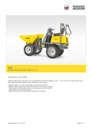 Wheel Dumpers Neuson 1001