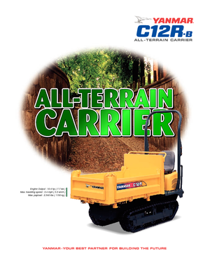 Tracked Dumpers Yanmar C 12 RB