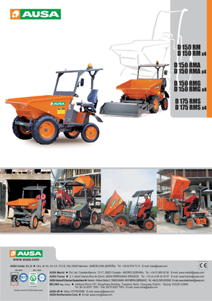 Wheel Dumpers Ausa D 150 AHG
