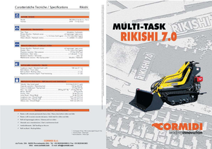 Tracked Dumpers Cormidi Rikishi 5.5 B