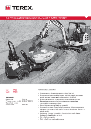 Tekerlekli Damperler Terex TA2SH