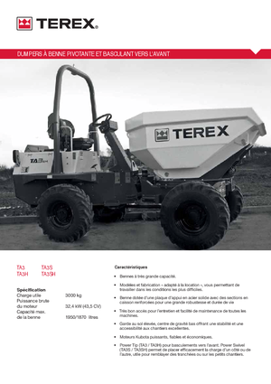 Wheel Dumpers Terex TA 3