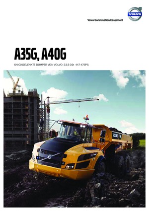 Articulated Dump Trucks Volvo A40G