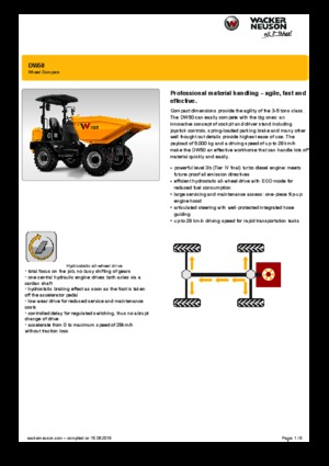 Wheel Dumpers Wacker Neuson DW50