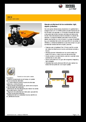 Wheel Dumpers Wacker Neuson DW50