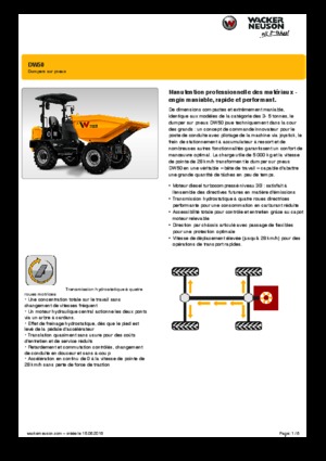 Wheel Dumpers Wacker Neuson DW50