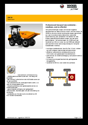 Wheel Dumpers Wacker Neuson DW50