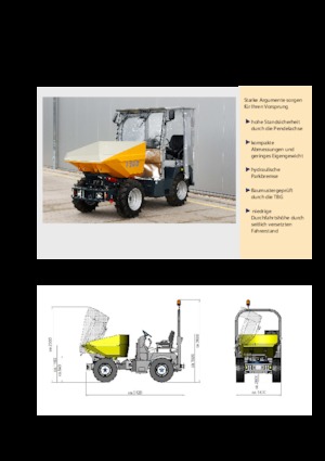 Tekerlekli Damperler Bergmann 1200R