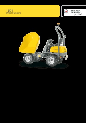Wheel Dumpers Wacker Neuson 1501 