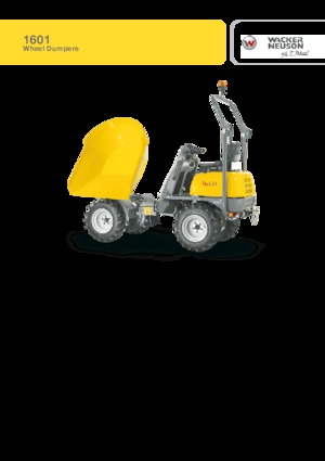 Wheel Dumpers Wacker Neuson 1601 