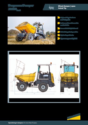 Tekerlekli Damperler Bergmann 2060R Plus