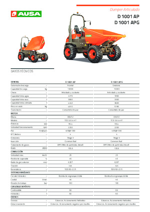 Wheel Dumpers Ausa D 1001 AP