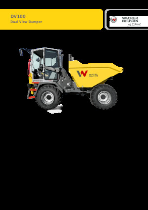 Wheel Dumpers Wacker Neuson DV100 dual view