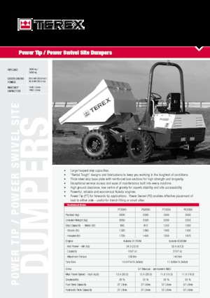 Wheel Dumpers Terex PT 2000