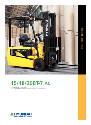 Electric forklifts Hyundai 18 BT 7 ac