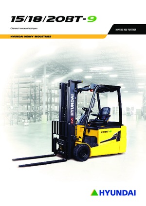 Electric forklifts Hyundai 15 BT 9 ac