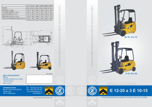 Elektrikli ön-forklift kamyonları Desta 3 E 10