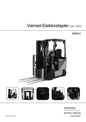Electric forklifts Toyota 8 FBCU 20