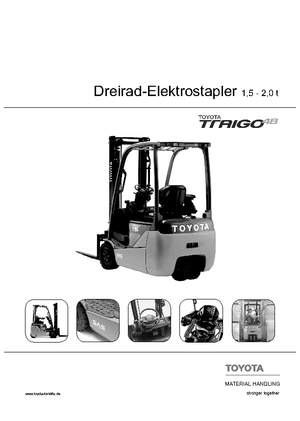 Electric forklifts Toyota 8 FBET 18