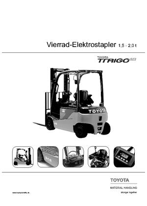 Electric forklifts Toyota 8 FBMT 18
