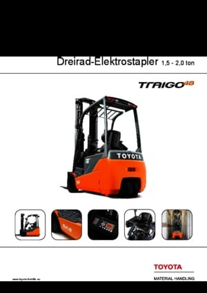 Electric forklifts Toyota 8 FBE 15T 