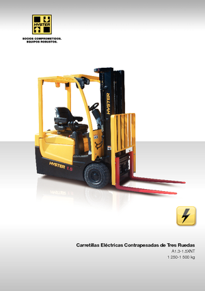 Elektrikli ön-forklift kamyonları Hyster A1.3XNT
