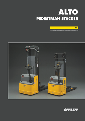 Elektrikli ön-forklift kamyonları Atlet Alto PS