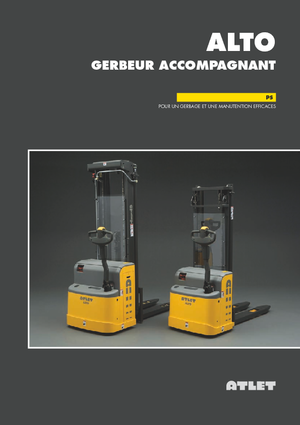 Elektrikli ön-forklift kamyonları Atlet Alto PS