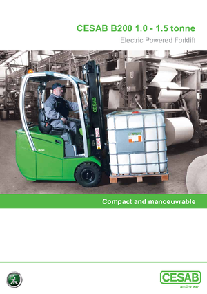 Electric forklifts Cesab B 213