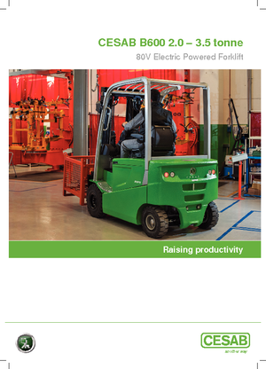 Electric forklifts Cesab B 625 L