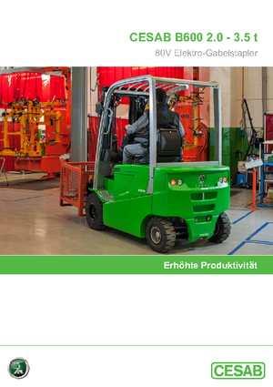 Electric forklifts Cesab B 625 L
